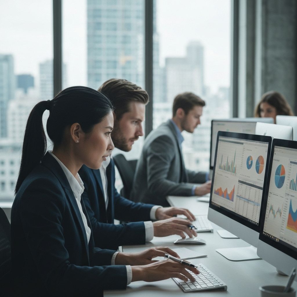 Finance professionals collaboration